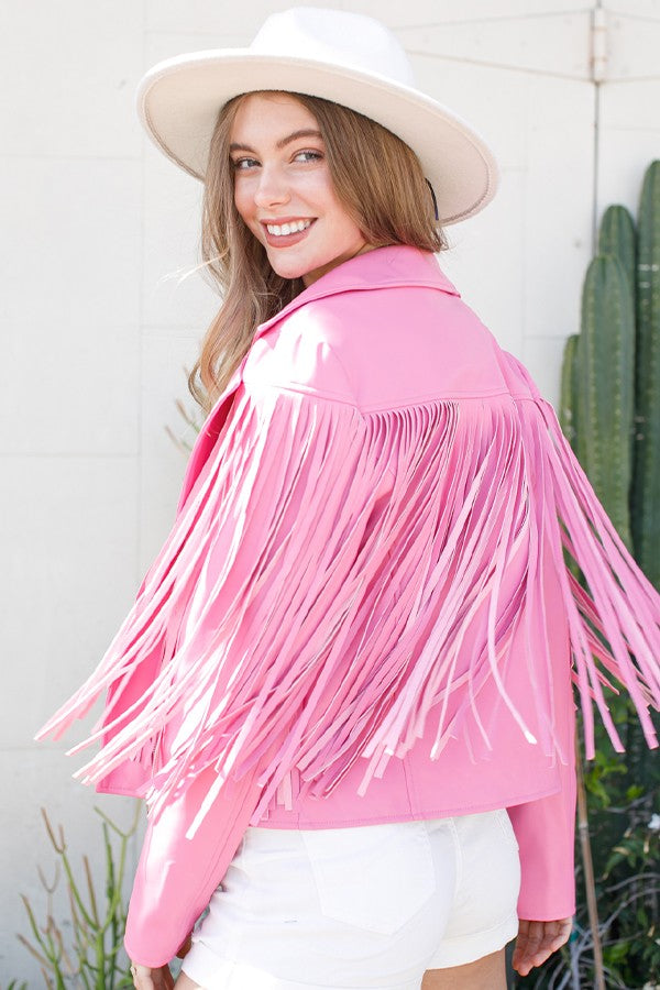 Chaqueta flecos