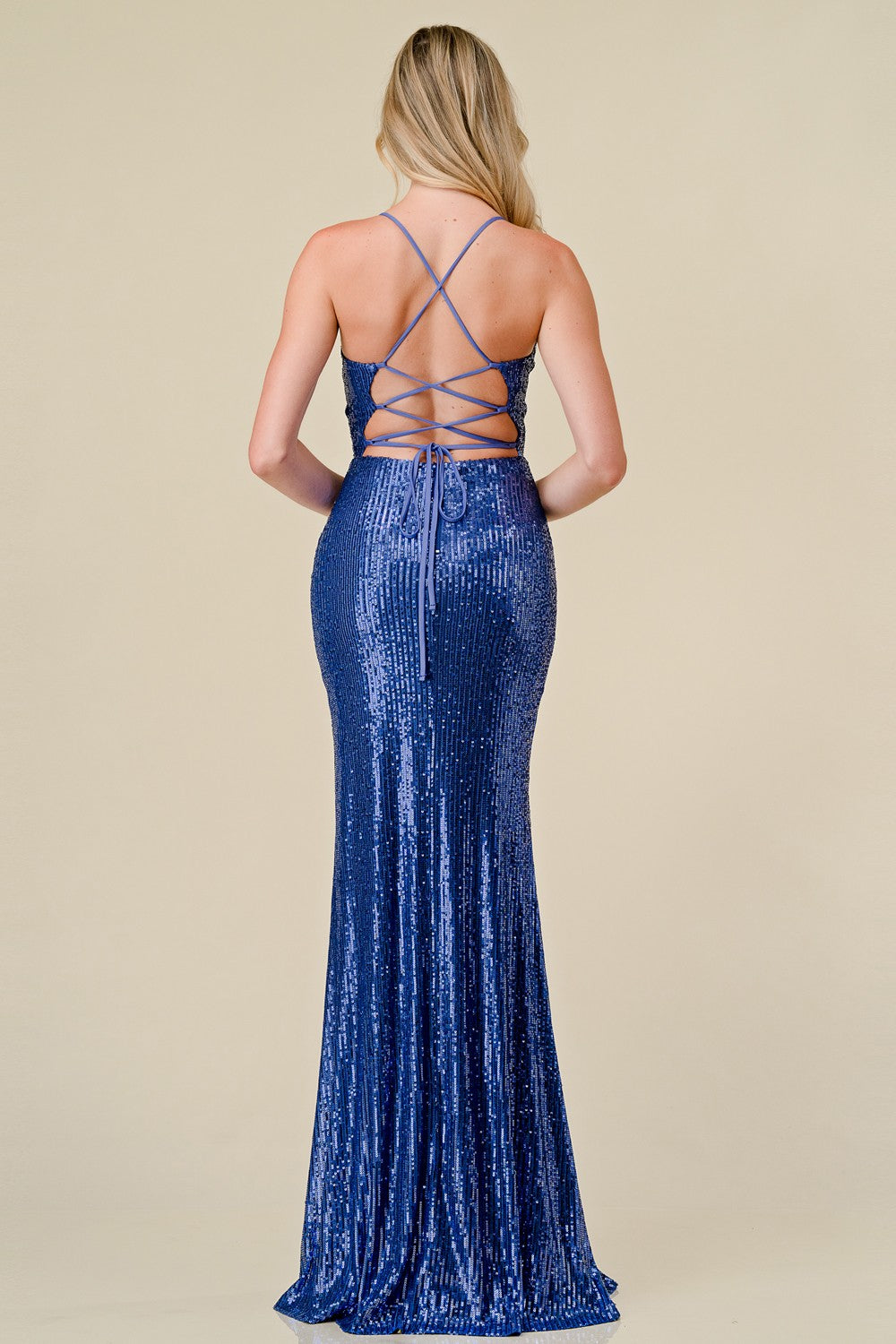Vestido lentejuelas cutout