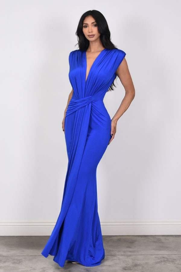 Vestido licra fruncido