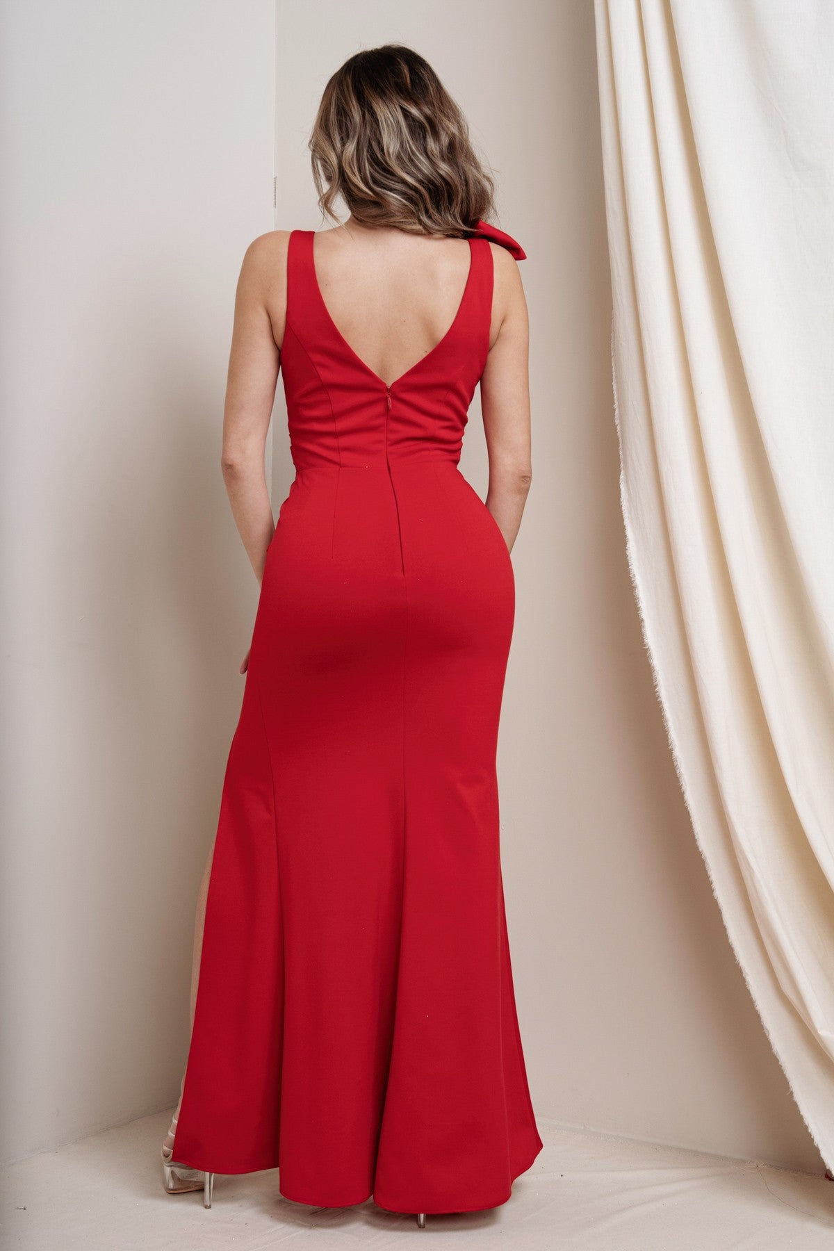 Vestido escote V