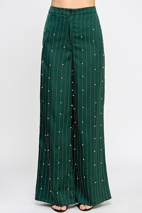 Pantalón pedrería