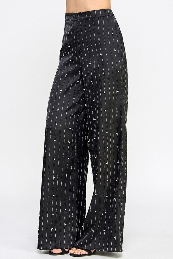 Pantalón pedrería