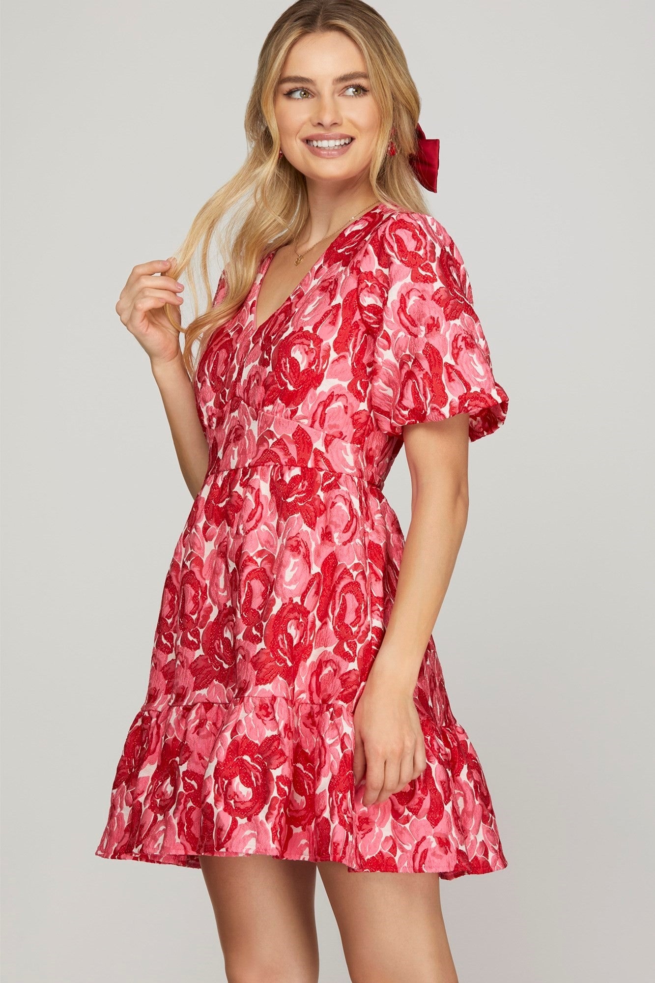 Vestido rosas