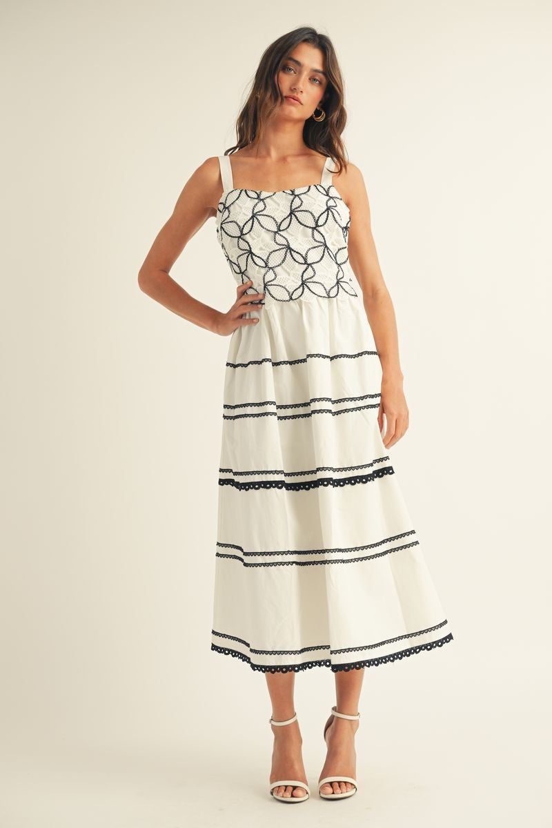 Vestido con encaje