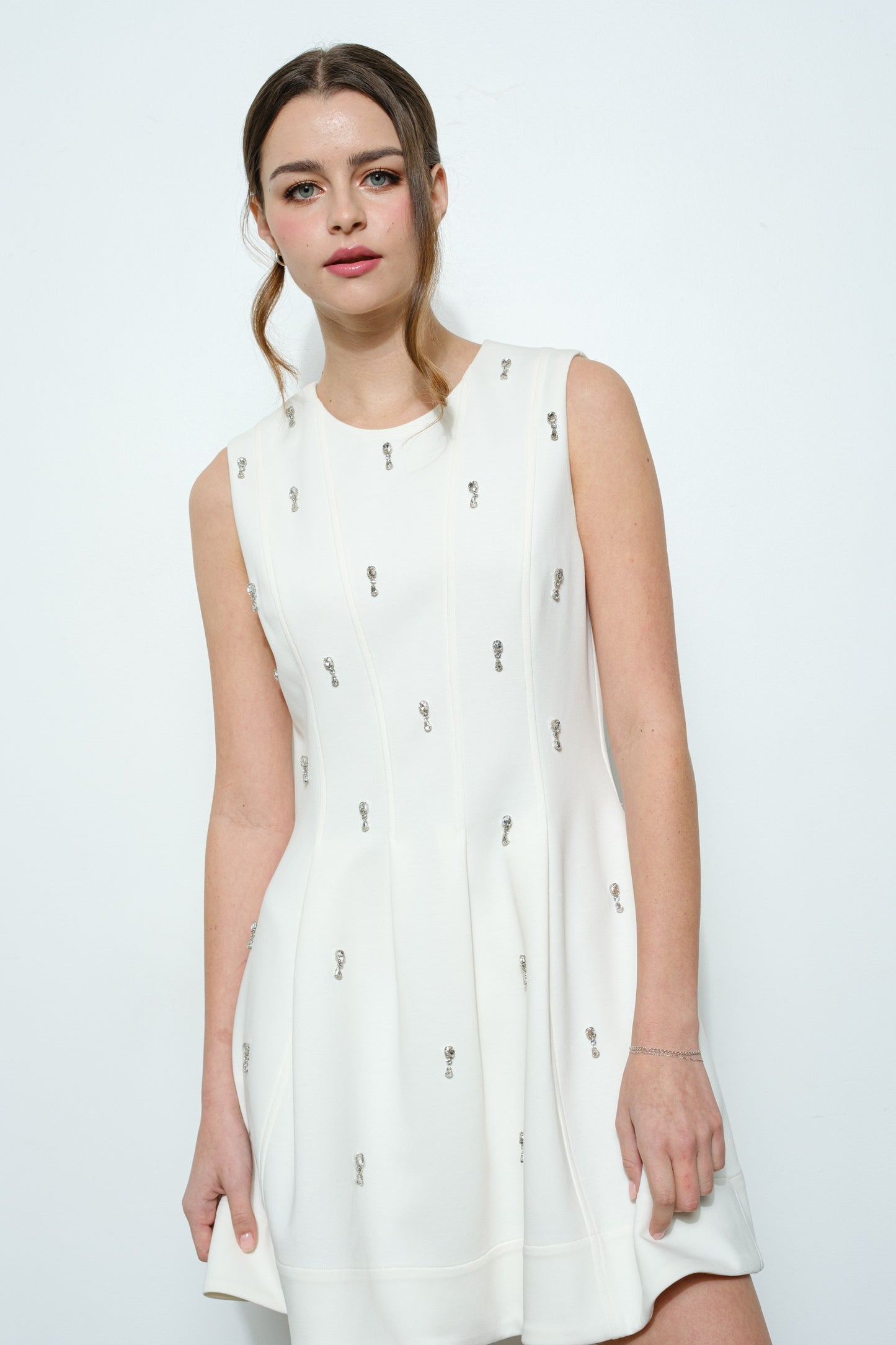 Vestido pedrería