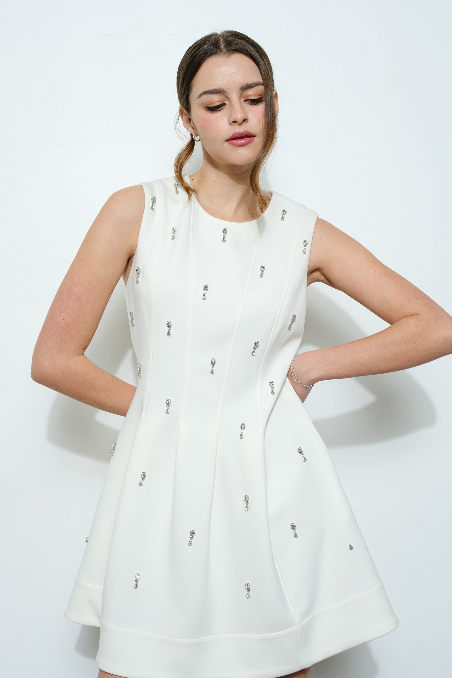 Vestido pedrería