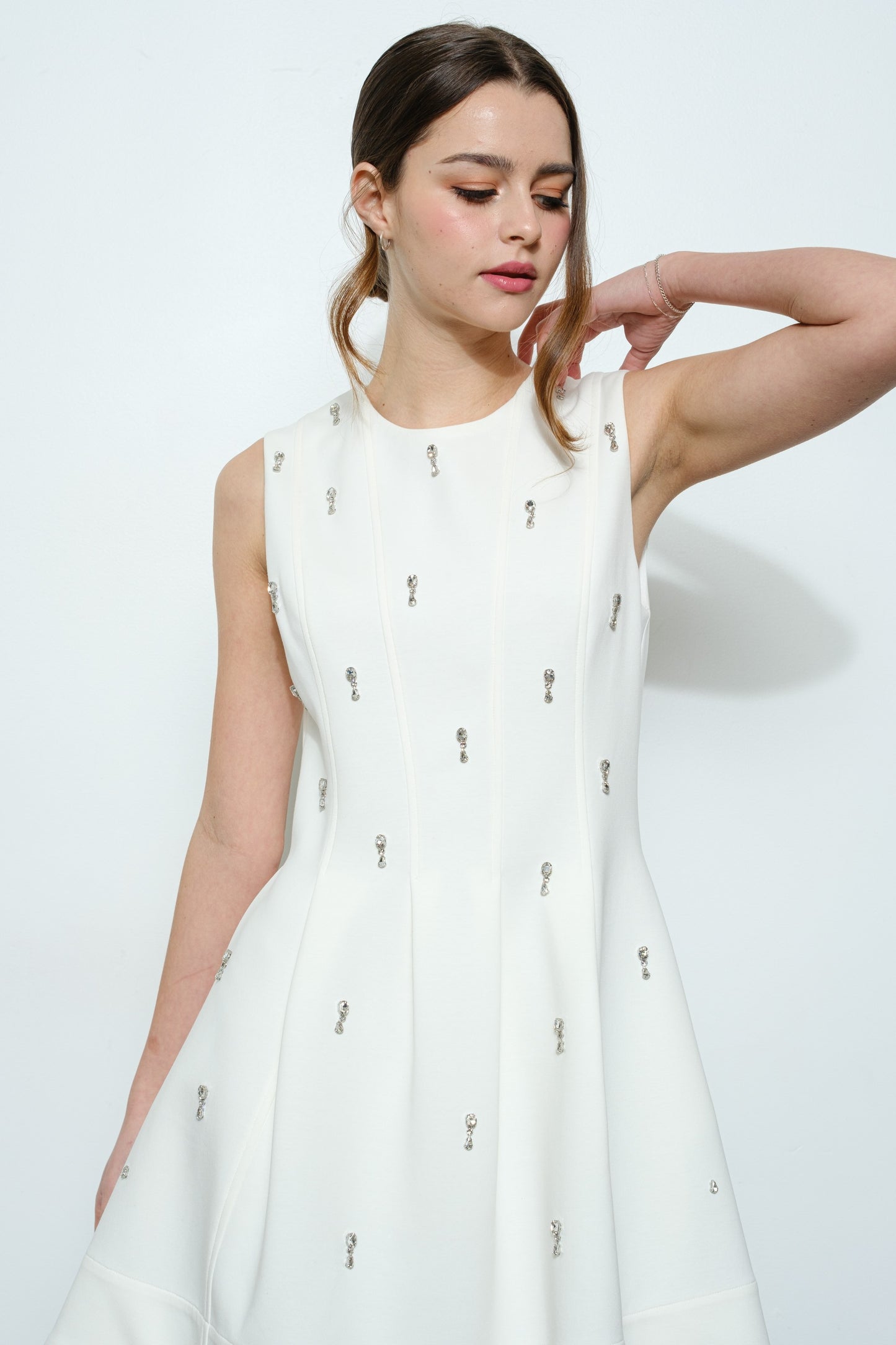 Vestido pedrería
