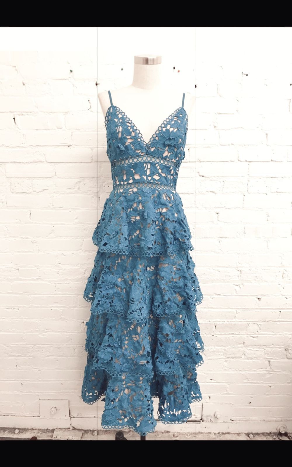 Vestido encaje olanes
