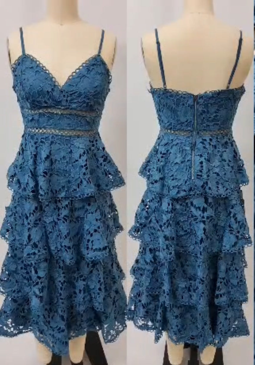 Vestido encaje olanes