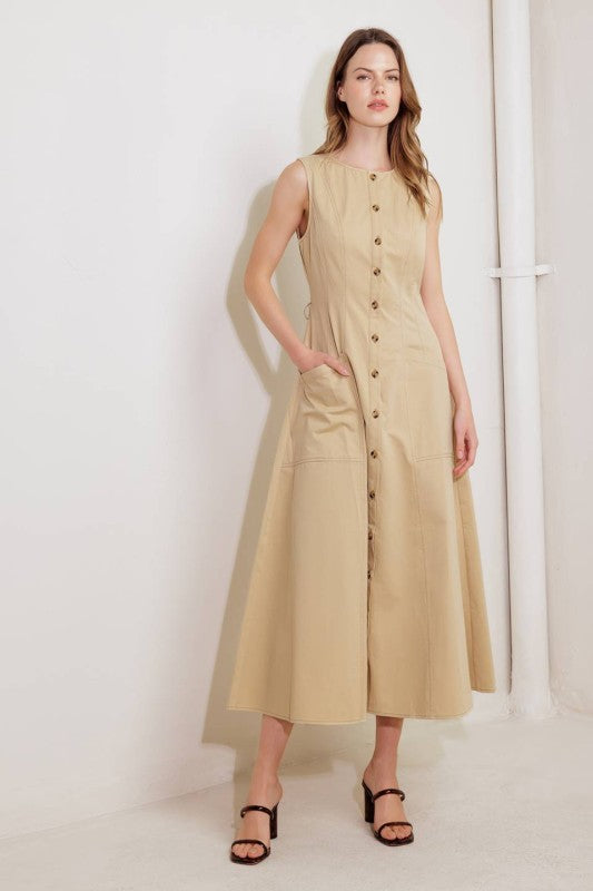 Vestido botones