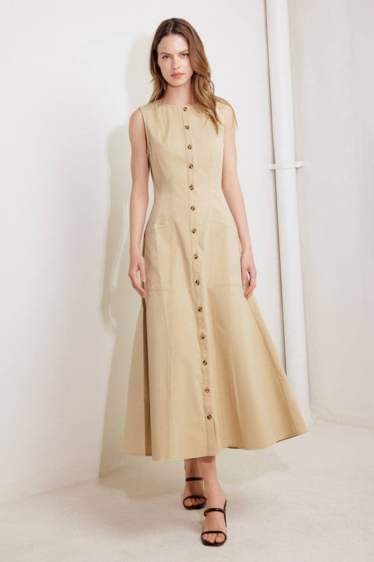 Vestido botones