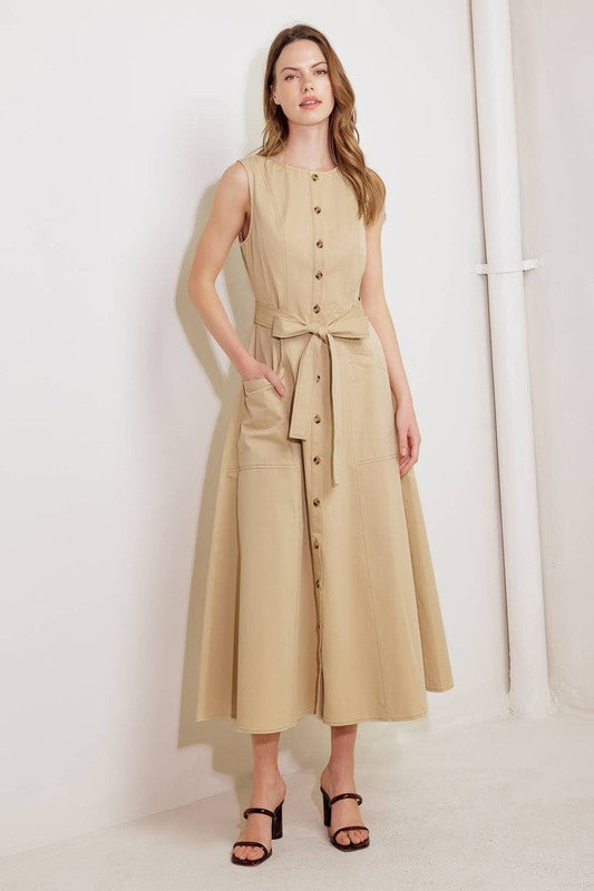 Vestido botones