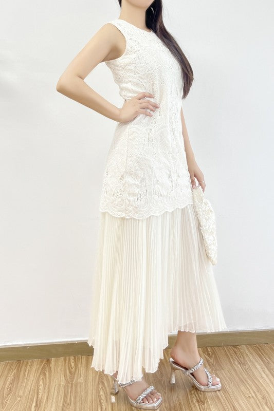Vestido plisado