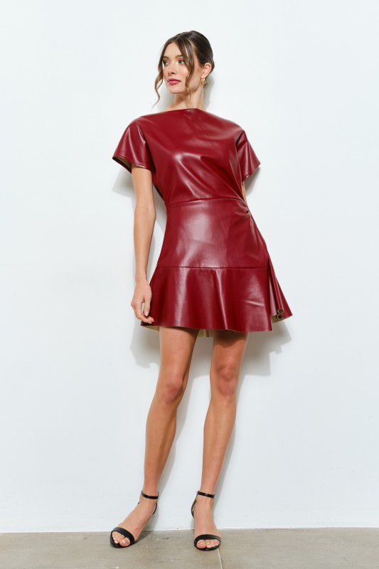 Vestido vinipiel