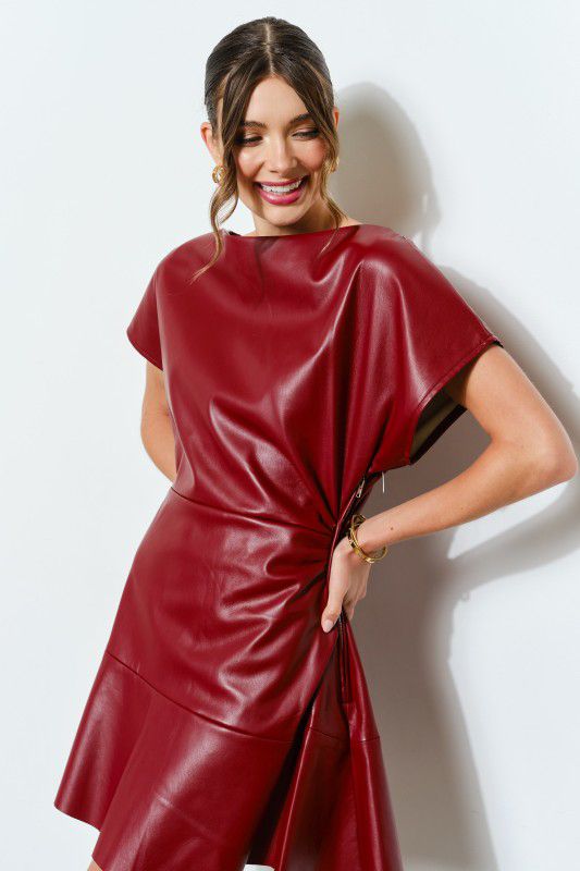 Vestido vinipiel