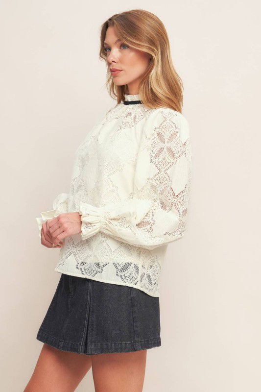 Blusa encaje