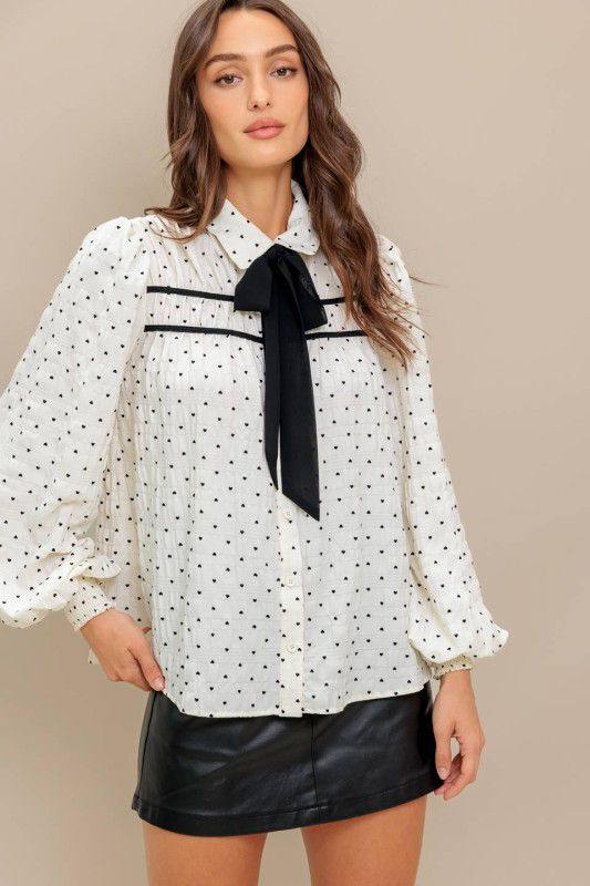Blusa con moño