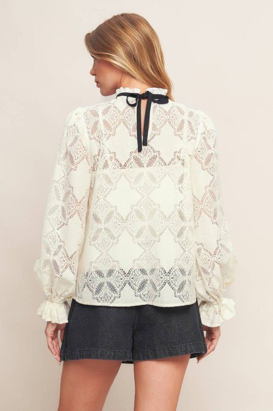 Blusa encaje