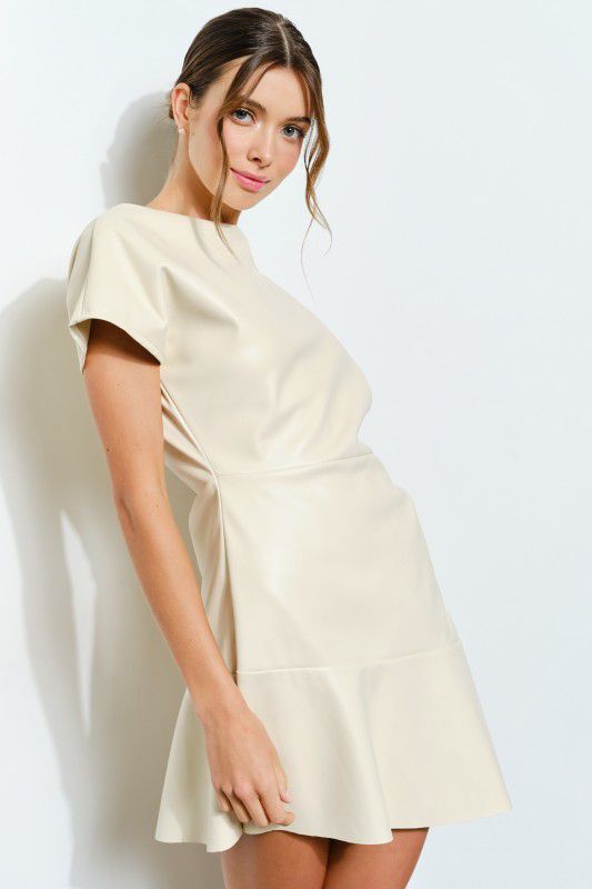 Vestido vinipiel