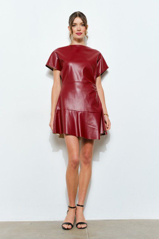 Vestido vinipiel