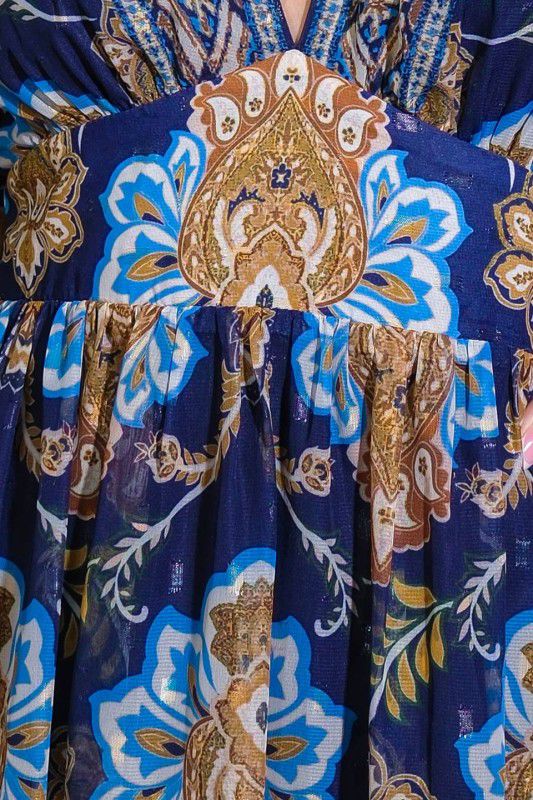 Vestido azul royal