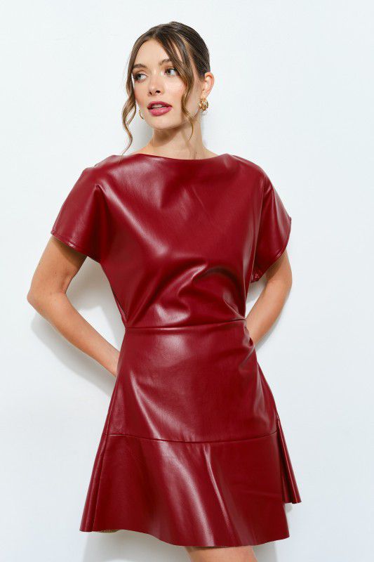Vestido vinipiel