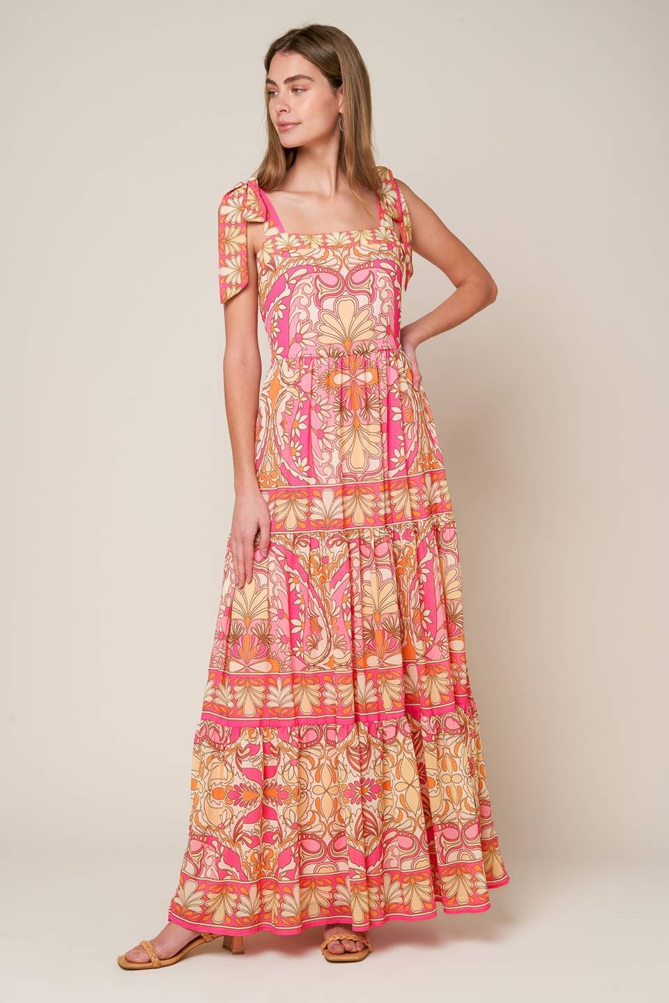 Maxivestido tirantes