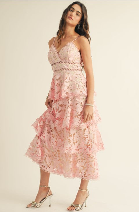 Vestido encaje olanes
