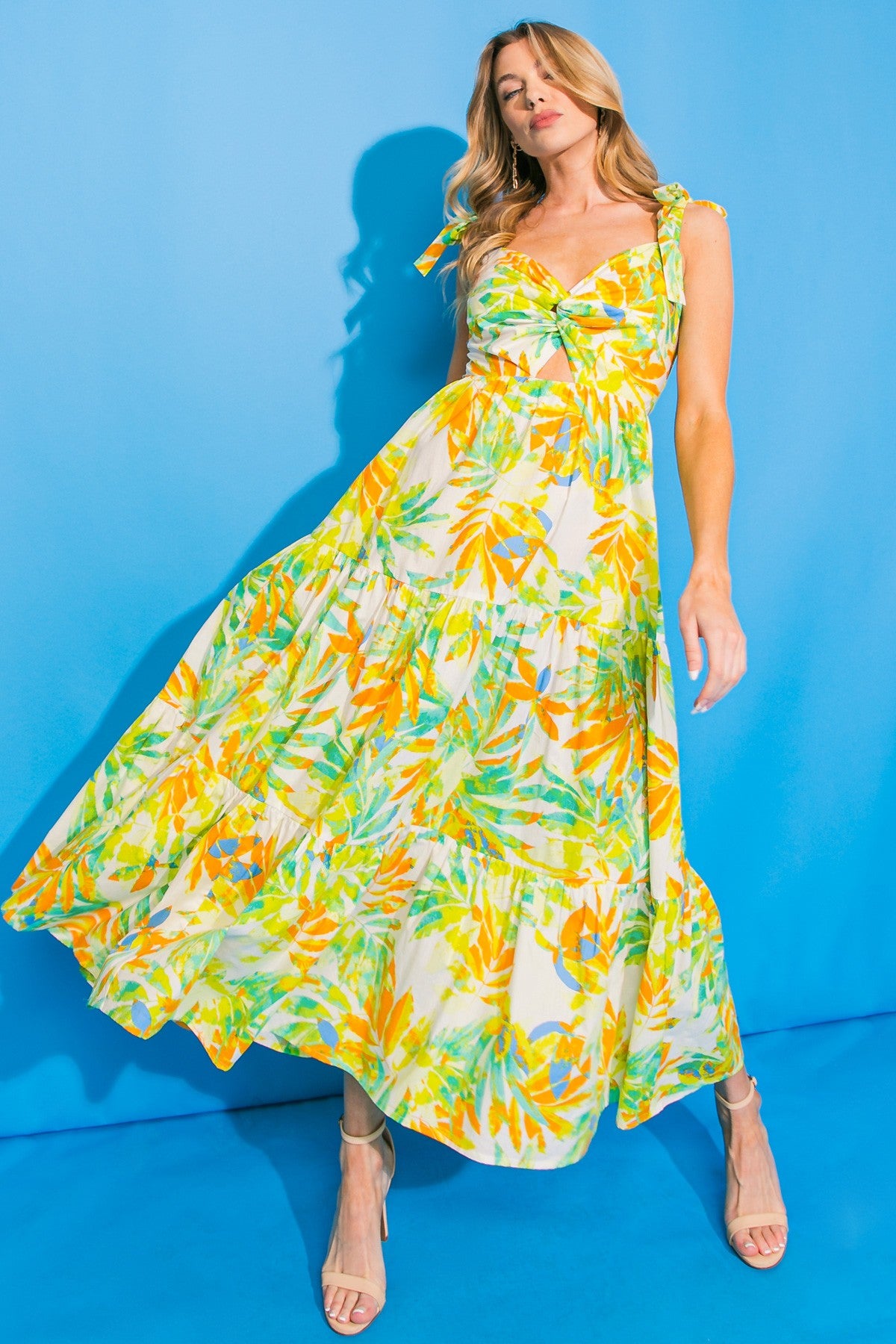 Vestido tropical
