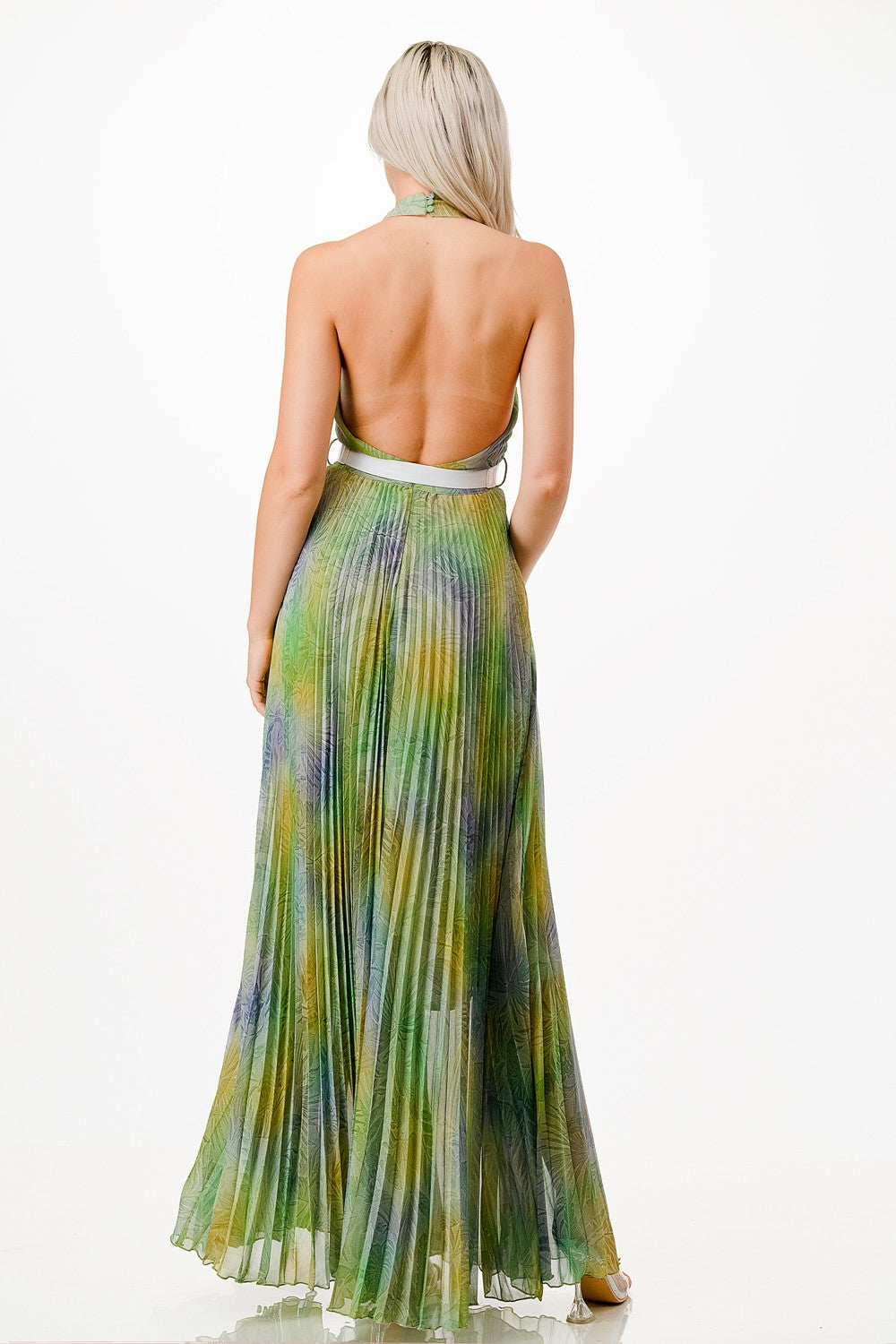 Vestido con cinto