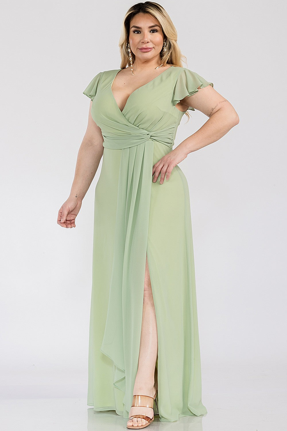 Vestido gasa XL