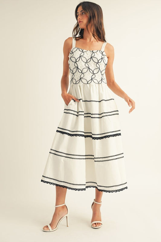 Vestido con encaje