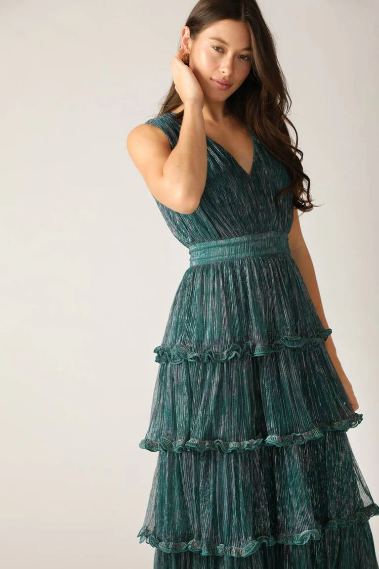 Vestido teal