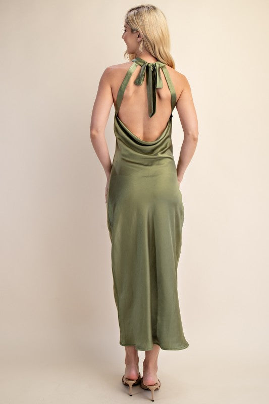 Vestido sin espalda