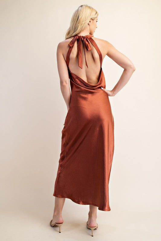 Vestido sin espalda