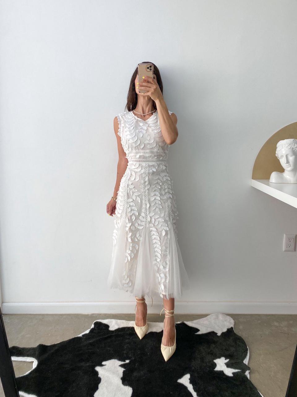 Vestido hojas