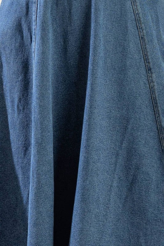 Vestido midi denim