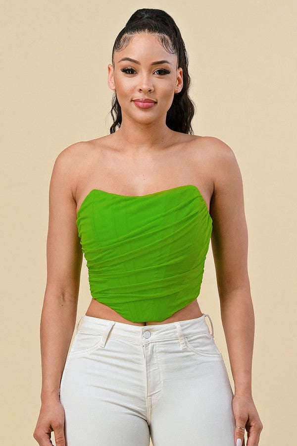 Corset drapeado