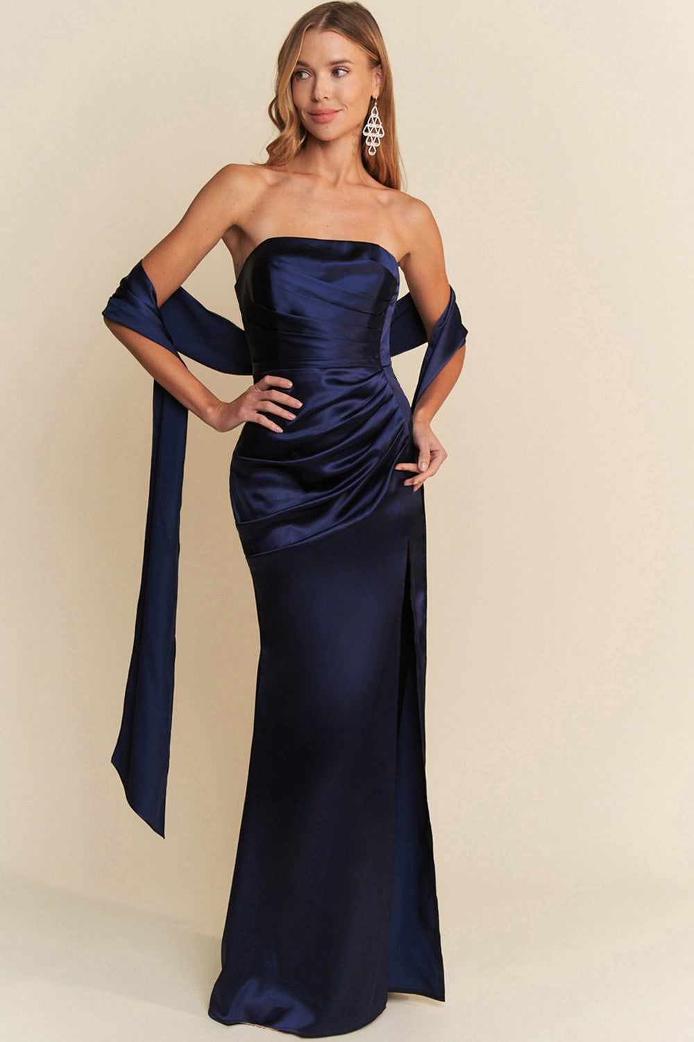Vestido strapple