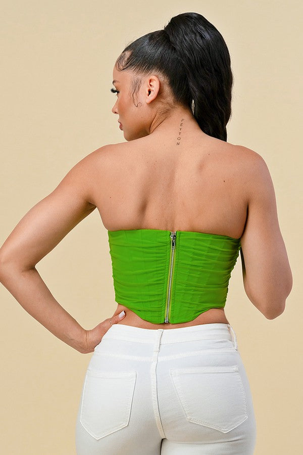 Corset drapeado