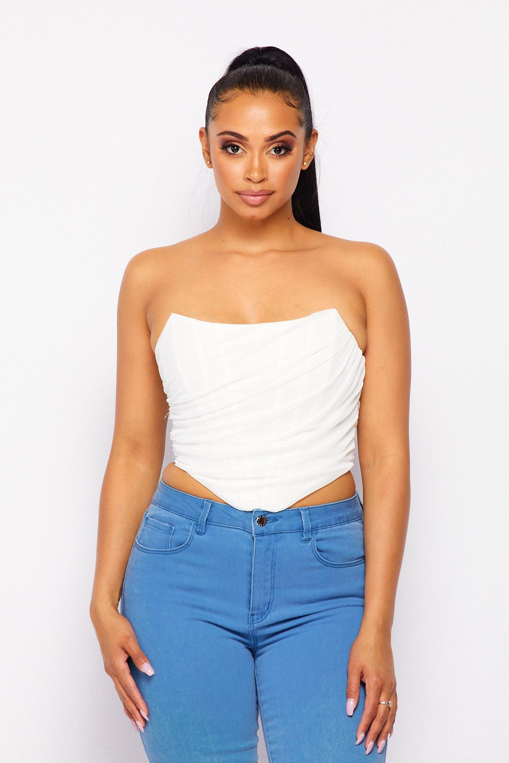 Corset drapeado