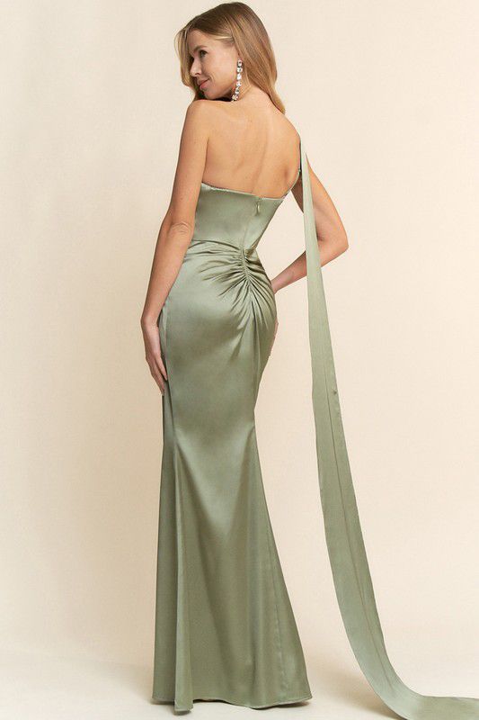 Vestido satin