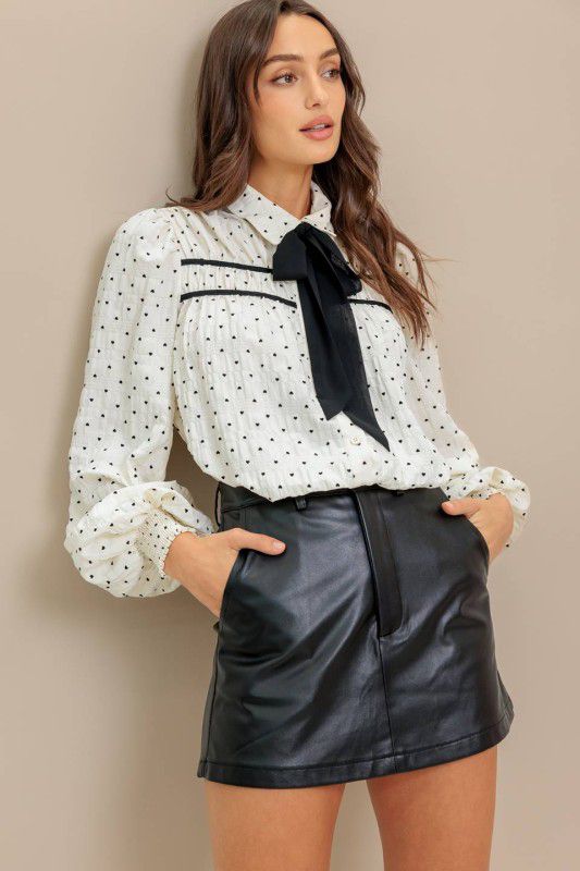 Blusa con moño